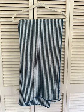 Norwex Blue and White Striped Towel